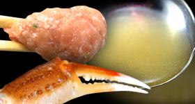 カニちゃんこ鍋用　特製スープ・横綱ミンチ・カニ